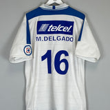 Shop 2003/04 CRUZ AZUL DELGADO #16 AWAY SHIRT (L) UMBRO, classic football shirts, vintage football shirts & retro soccer jerseys at Cult Kits