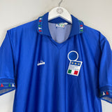 Shop 1992/94 ITALY HOME SHIRT (S) DIADORA, classic football shirts, vintage football shirts & retro soccer jerseys at Cult Kits
