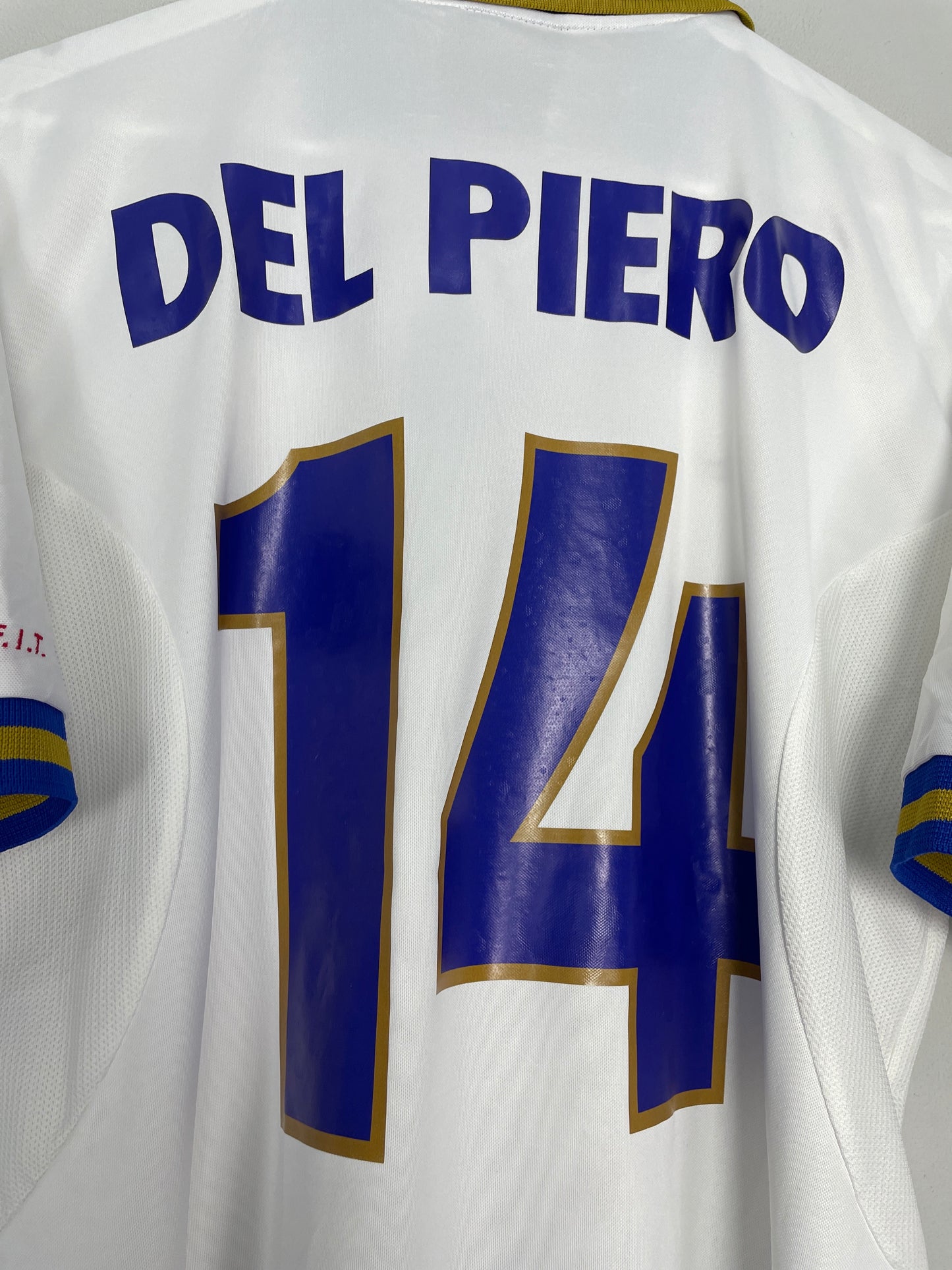 1996/97 ITALY DEL PIERO #14 AWAY SHIRT (L) NIKE
