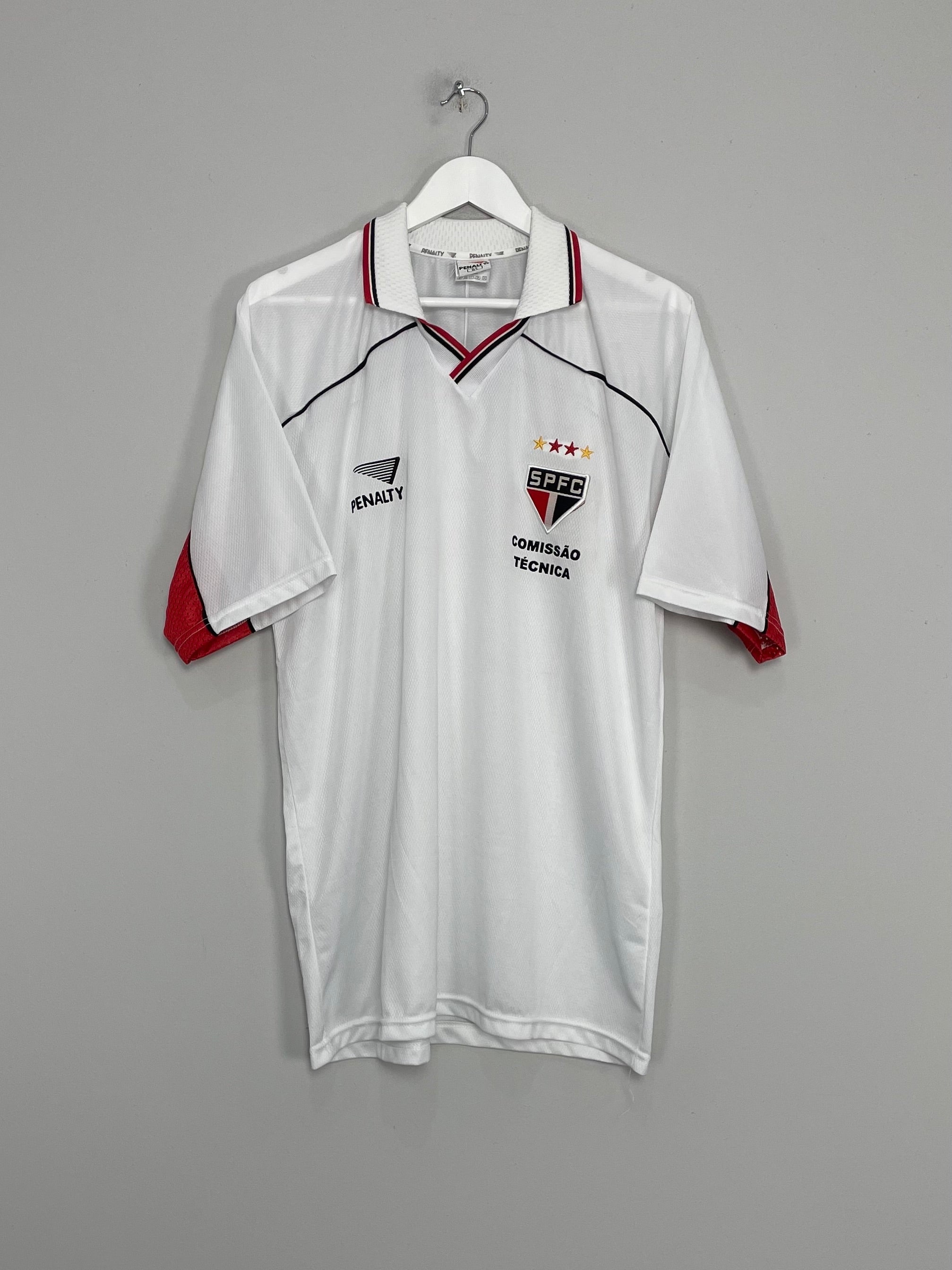 Shop 2000 SAO PAULO TRAINING SHIRT (L) PENALTY, classic football shirts, vintage football shirts & retro soccer jerseys at Cult Kits