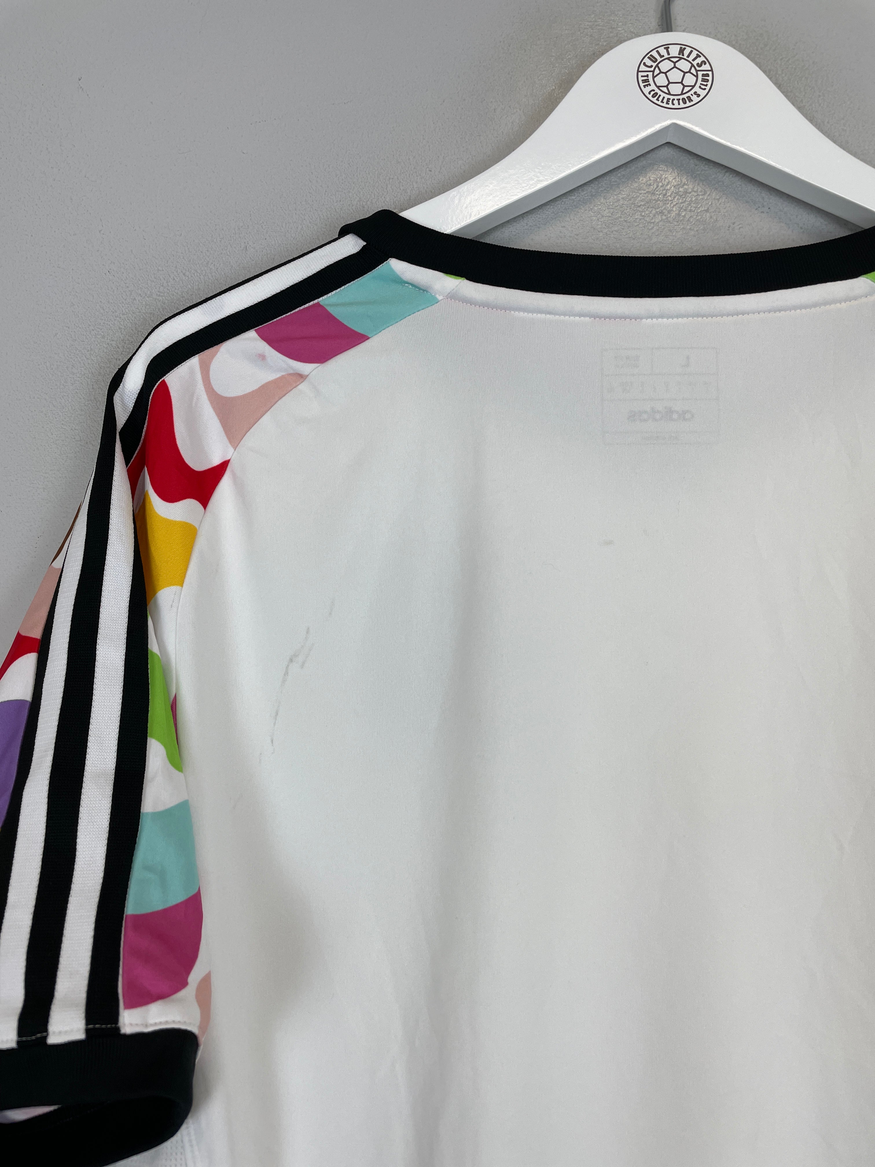 Shop 2023 LOS ANGELES FC PRE MATCH SHIRT (L) ADIDAS, classic football shirts, vintage football shirts & retro soccer jerseys at Cult Kits