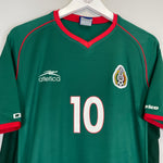 Shop 2002/03 MEXICO C.BLANCO #10 HOME SHIRT (S) ATLETICA, classic football shirts, vintage football shirts & retro soccer jerseys at Cult Kits