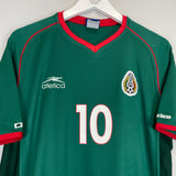 Shop 2002/03 MEXICO C.BLANCO #10 HOME SHIRT (S) ATLETICA, classic football shirts, vintage football shirts & retro soccer jerseys at Cult Kits
