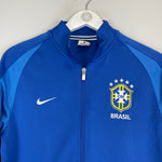 Shop 2018 BRAZIL TRACK JACKET (M) NIKE, classic football shirts, vintage football shirts & retro soccer jerseys at Cult Kits