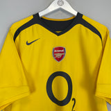 Shop 2005/06 ARSENAL HENRY #14 AWAY SHIRT (L) NIKE, classic football shirts, vintage football shirts & retro soccer jerseys at Cult Kits
