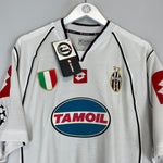 Shop 2002/03 JUVENTUS DEL PIERO #10 *BNWT* C/L AWAY SHIRT (L) LOTTO, classic football shirts, vintage football shirts & retro soccer jerseys at Cult Kits