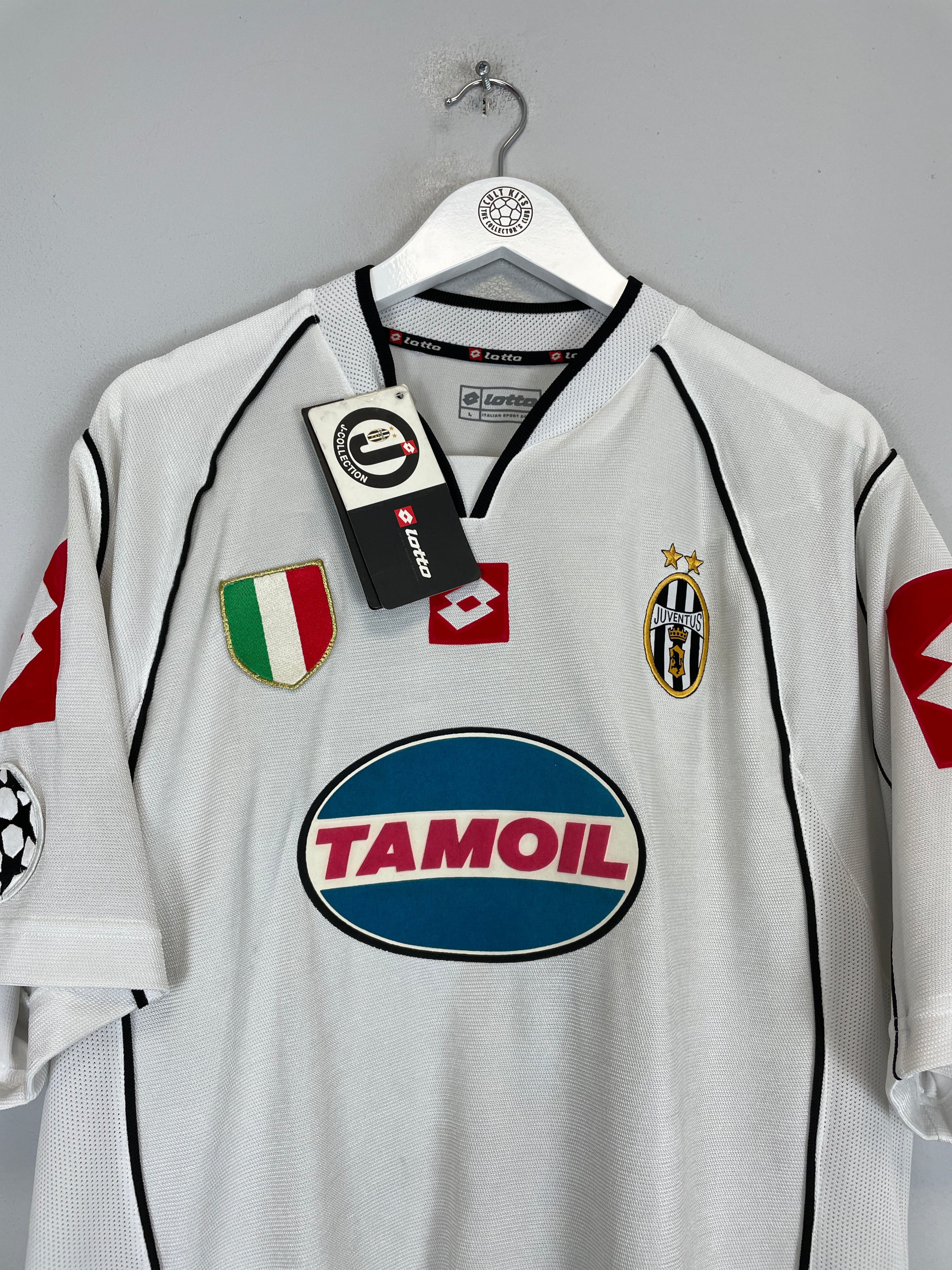Shop 2002/03 JUVENTUS DEL PIERO #10 *BNWT* C/L AWAY SHIRT (L) LOTTO, classic football shirts, vintage football shirts & retro soccer jerseys at Cult Kits