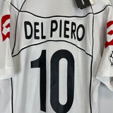 Shop 2002/03 JUVENTUS DEL PIERO #10 *BNWT* C/L AWAY SHIRT (L) LOTTO, classic football shirts, vintage football shirts & retro soccer jerseys at Cult Kits