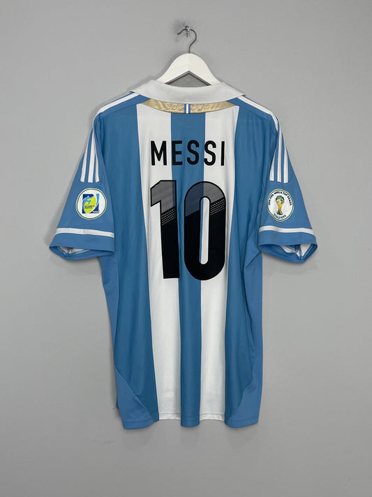 2011/12 ARGENTINA MESSI #10 HOME SHIRT (XL) ADIDAS