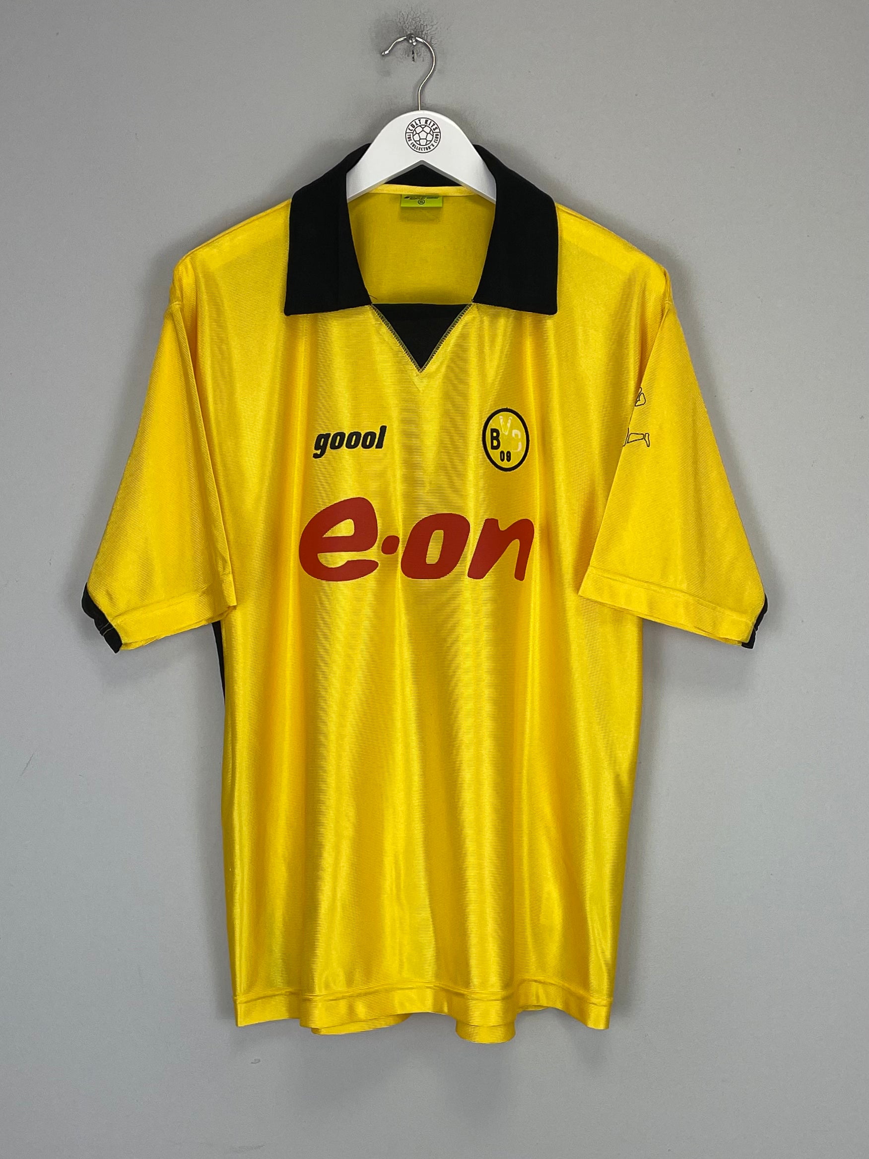 Shop 2003/04 DORTMUND HOME SHIRT (XL) GOOOL, classic football shirts, vintage football shirts & retro soccer jerseys at Cult Kits