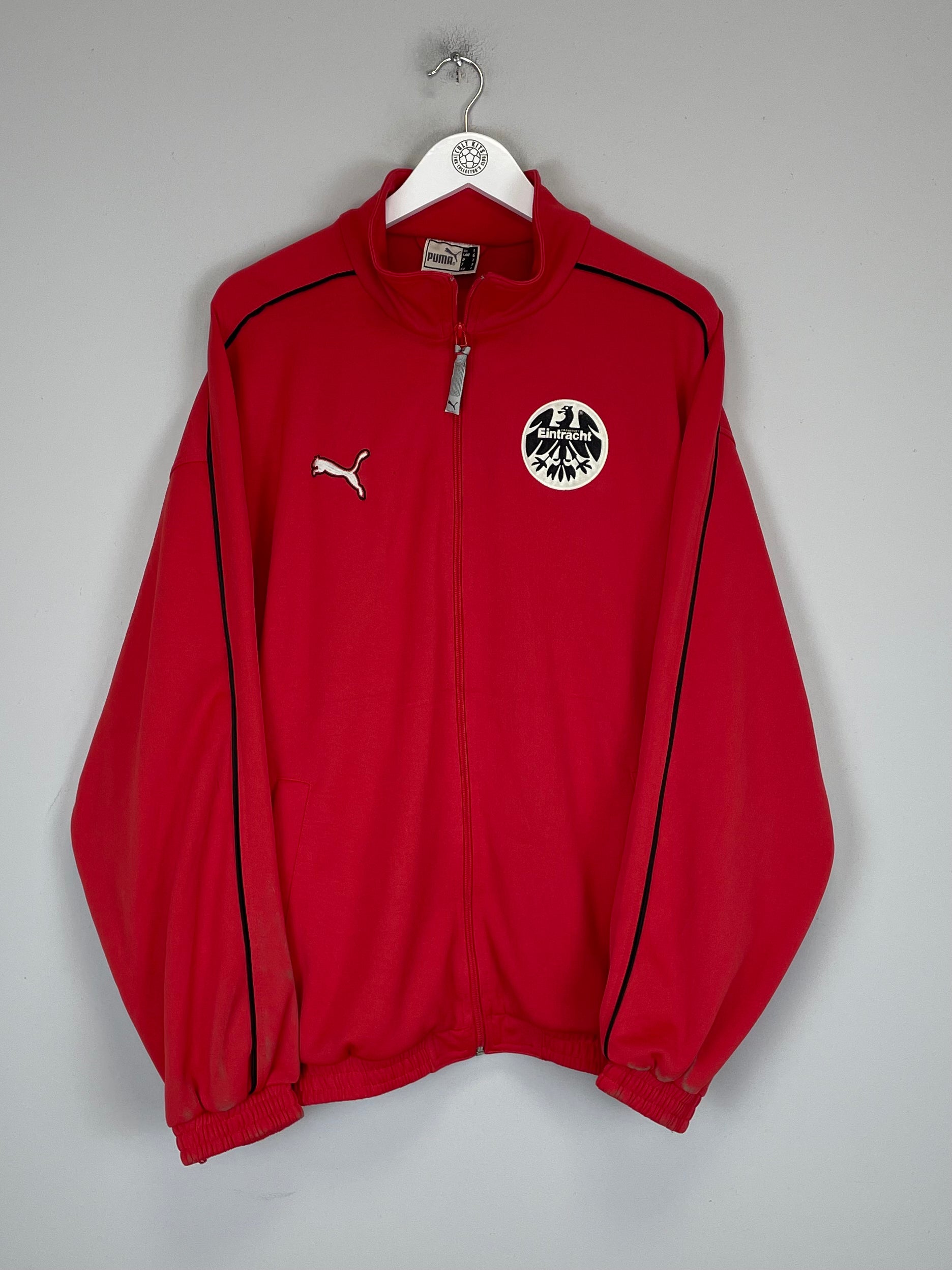 Shop 1998/00 EINTRACHT FRANKFURT TRACK JACKET (L) PUMA, classic football shirts, vintage football shirts & retro soccer jerseys at Cult Kits