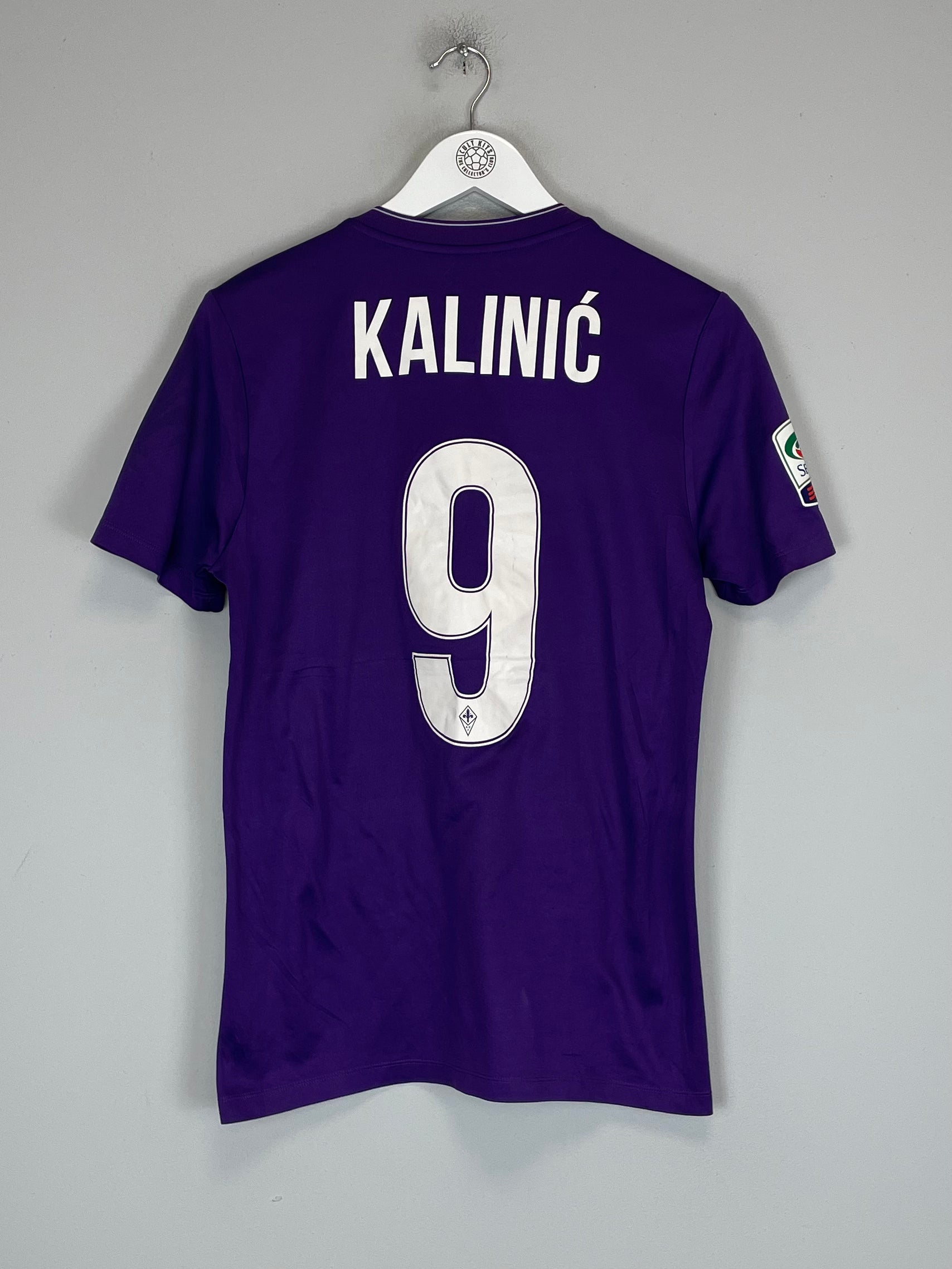 Shop 2015/16 FIORENTINA KALINIC #9 HOME SHIRT (S) LE COQ, classic football shirts, vintage football shirts & retro soccer jerseys at Cult Kits
