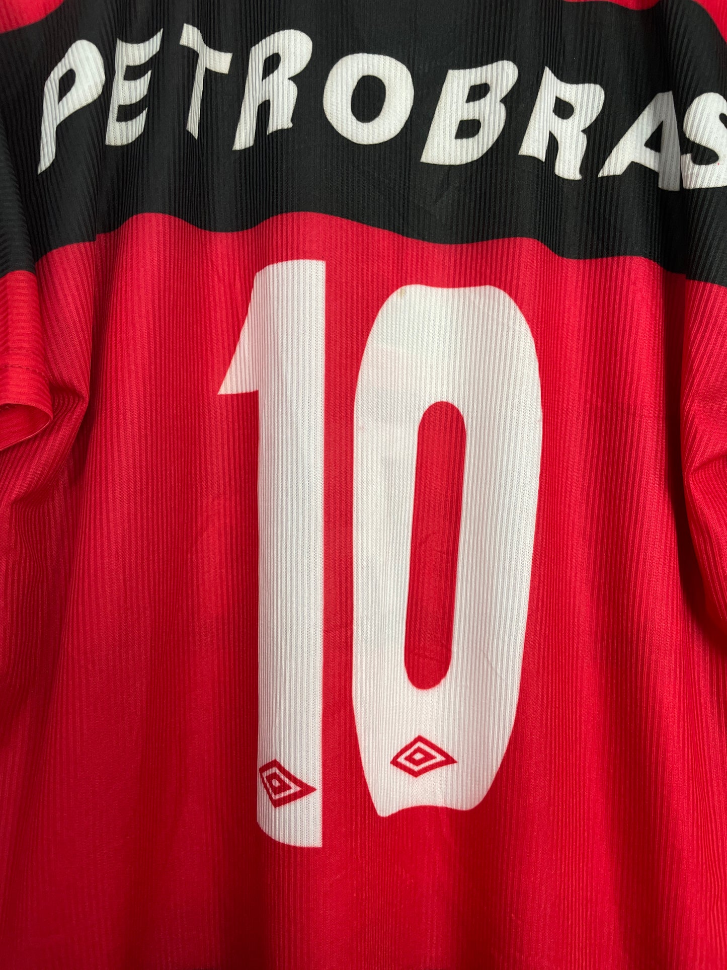 1999/00 FLAMENGO #10 HOME SHIRT (L) UMBRO