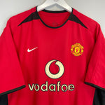 Shop 2002/04 MANCHESTER UNITED RONALDO #7 HOME SHIRT (L) NIKE, classic football shirts, vintage football shirts & retro soccer jerseys at Cult Kits