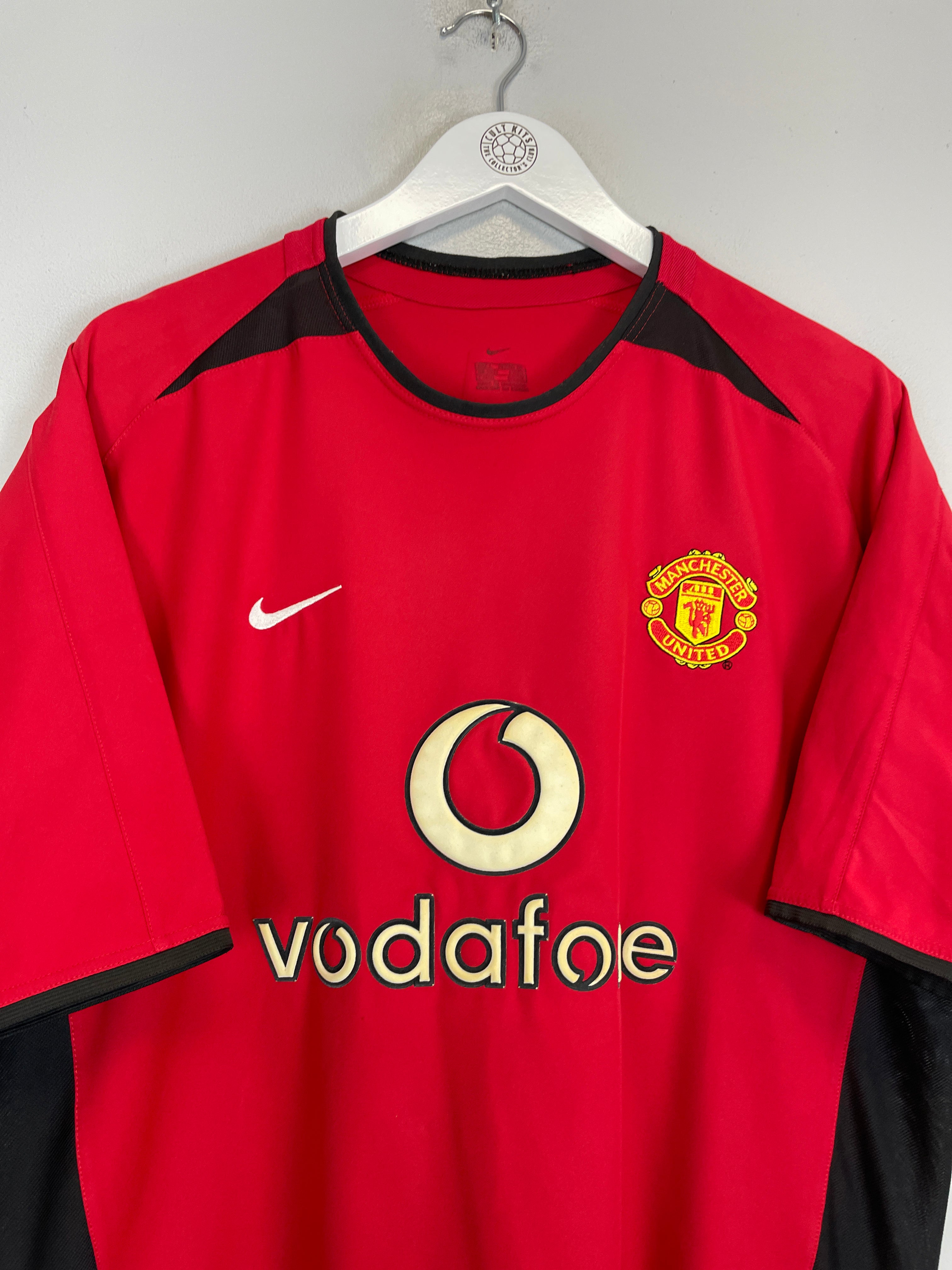 Shop 2002/04 MANCHESTER UNITED RONALDO #7 HOME SHIRT (L) NIKE, classic football shirts, vintage football shirts & retro soccer jerseys at Cult Kits