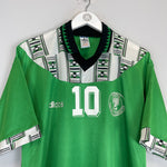 Shop 1994/95 NIGERIA OKOCHA #10 HOME SHIRT (XL) ADIDAS, classic football shirts, vintage football shirts & retro soccer jerseys at Cult Kits