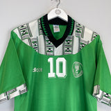 Shop 1994/95 NIGERIA OKOCHA #10 HOME SHIRT (XL) ADIDAS, classic football shirts, vintage football shirts & retro soccer jerseys at Cult Kits