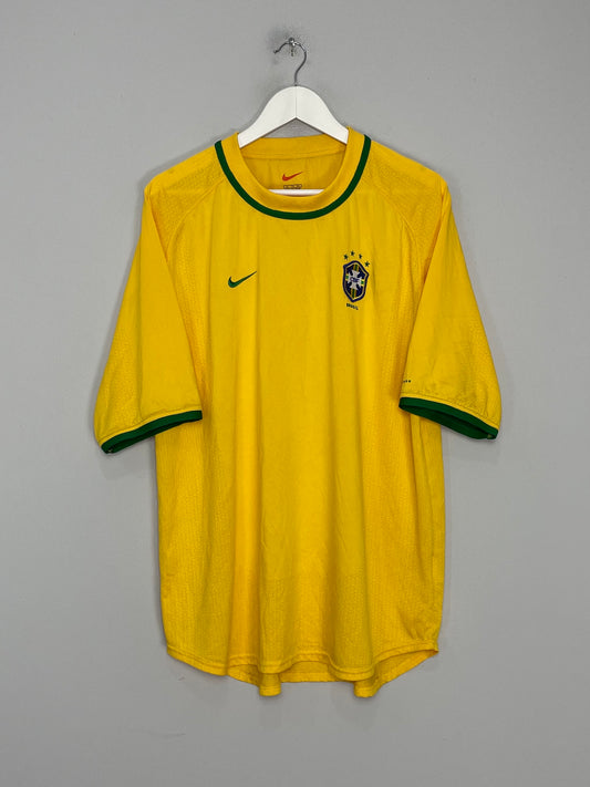 1998/00 BRAZIL HOME SHIRT (XL) NIKE