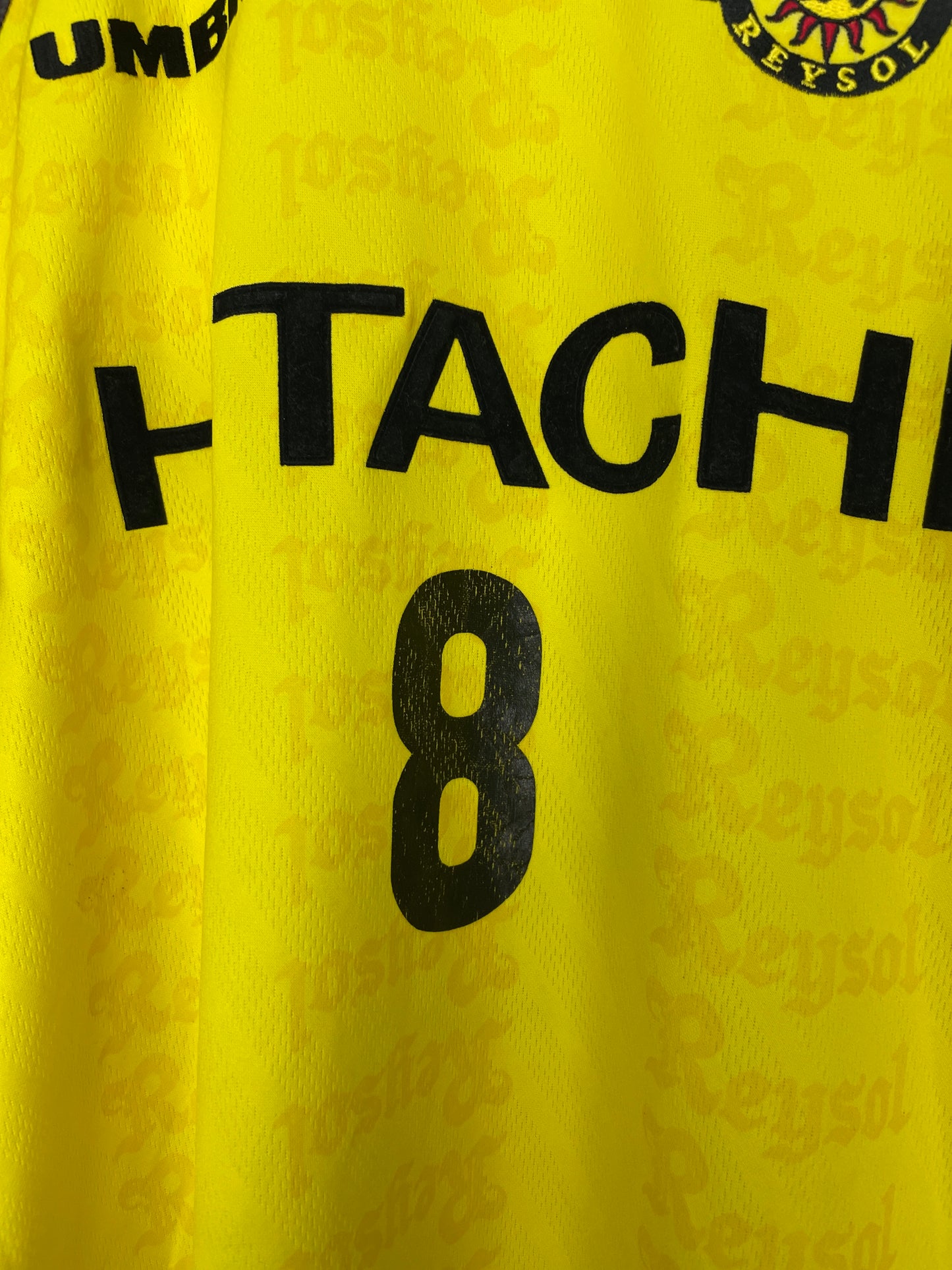 1997/98 KASHIWA REYSOL YOKOYAMA #8 HOME SHIRT (L) UMBRO