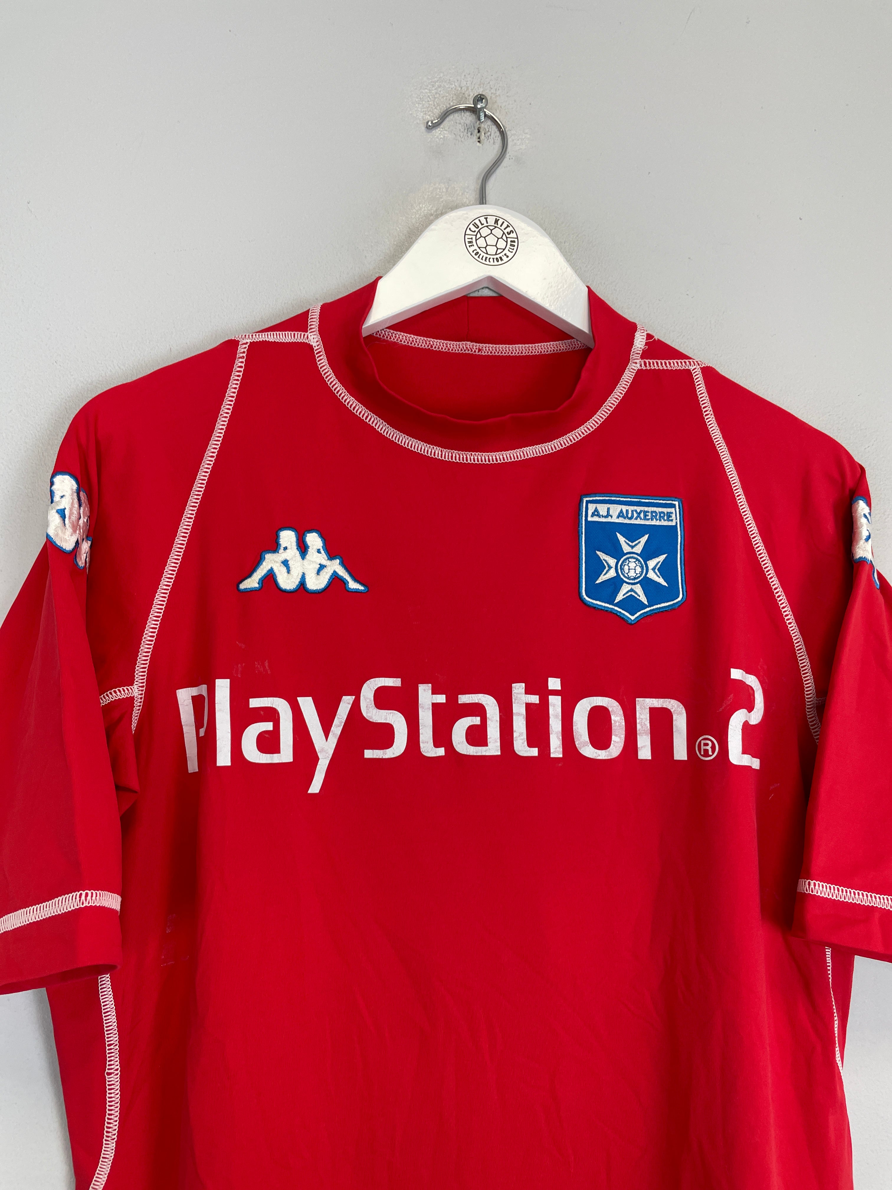 Shop 2003 AUXERRE THIRD SHIRT (L) KAPPA, classic football shirts, vintage football shirts & retro soccer jerseys at Cult Kits