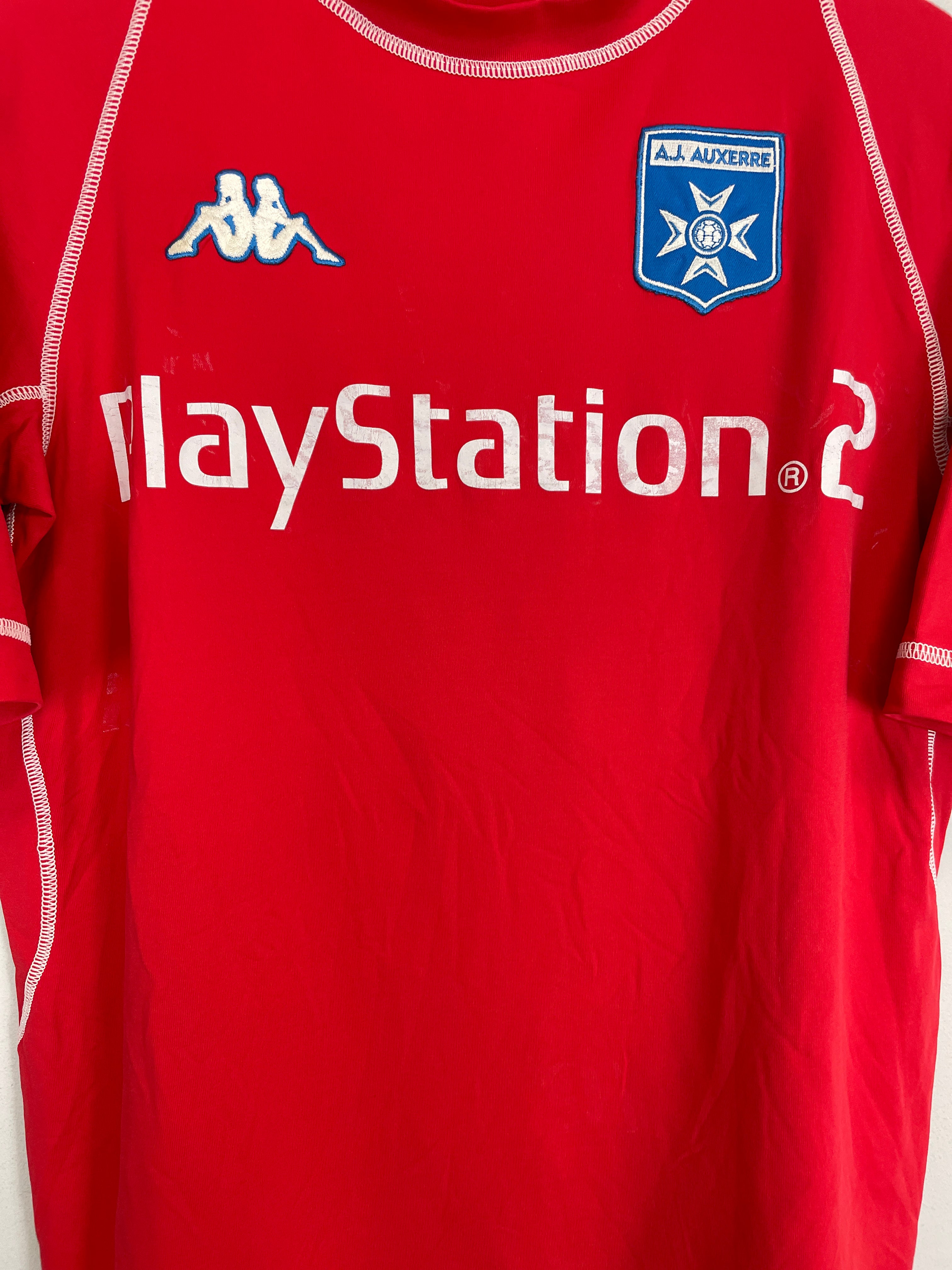 Shop 2003 AUXERRE THIRD SHIRT (L) KAPPA, classic football shirts, vintage football shirts & retro soccer jerseys at Cult Kits