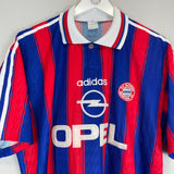 Shop 1995/96 BAYERN MUNICH HOME SHIRT (XL) ADIDAS, classic football shirts, vintage football shirts & retro soccer jerseys at Cult Kits