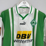 Shop 1996/97 WERDER BREMEN L/S HOME SHIRT (S) PUMA, classic football shirts, vintage football shirts & retro soccer jerseys at Cult Kits