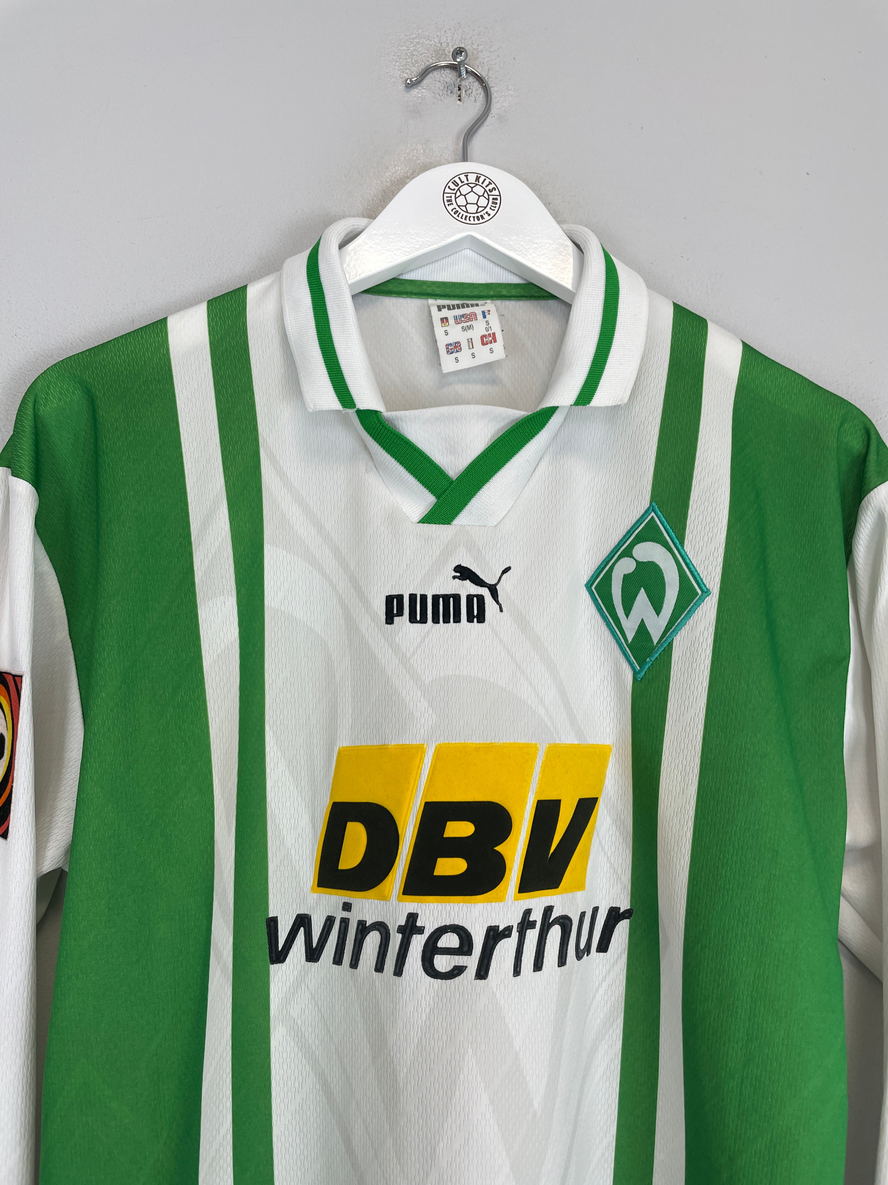 Shop 1996/97 WERDER BREMEN L/S HOME SHIRT (S) PUMA, classic football shirts, vintage football shirts & retro soccer jerseys at Cult Kits
