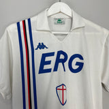Shop 1988/89 SAMPDORIA AWAY SHIRT (S) KAPPA, classic football shirts, vintage football shirts & retro soccer jerseys at Cult Kits