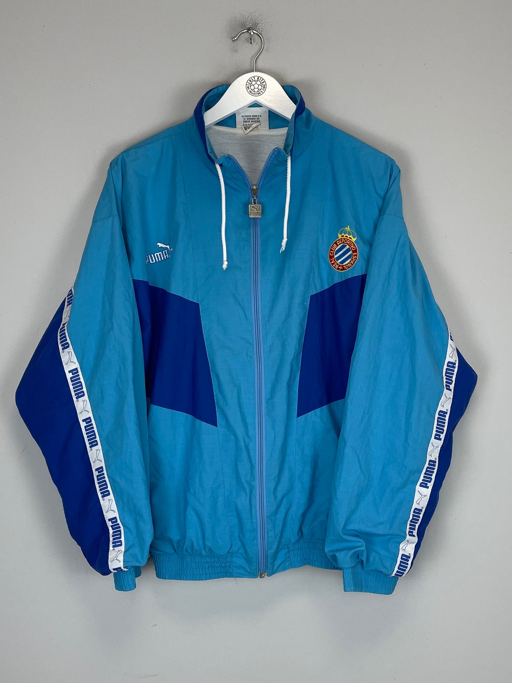 Shop 1994/95 ESPANYOL FULL TRACKSUIT (M) PUMA, classic football shirts, vintage football shirts & retro soccer jerseys at Cult Kits