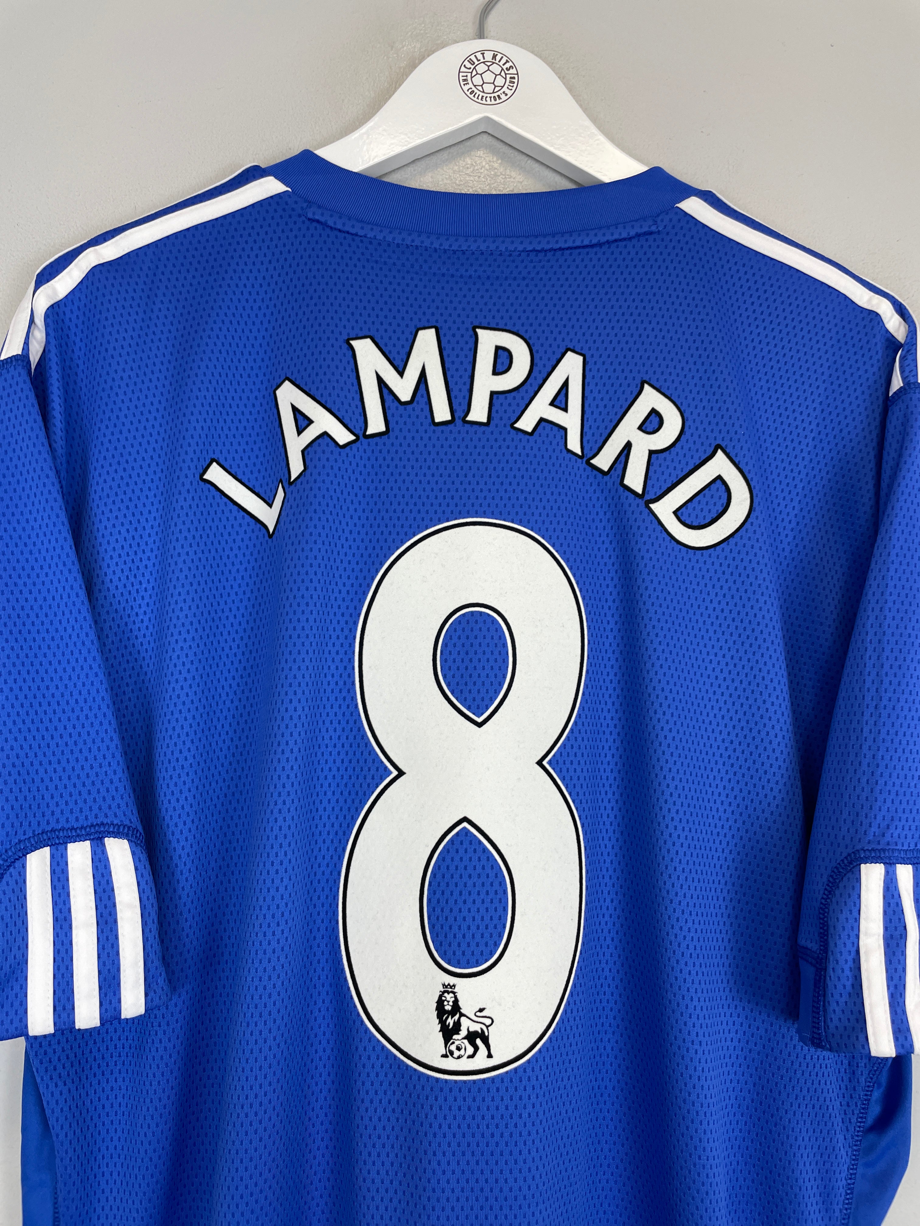 Shop 2009/10 CHELSEA LAMPARD #8 HOME SHIRT (XL) ADIDAS, classic football shirts, vintage football shirts & retro soccer jerseys at Cult Kits