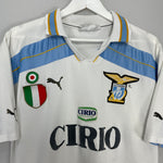 Shop 1999/00 LAZIO *CENTENARY* AWAY SHIRT (XL) PUMA, classic football shirts, vintage football shirts & retro soccer jerseys at Cult Kits