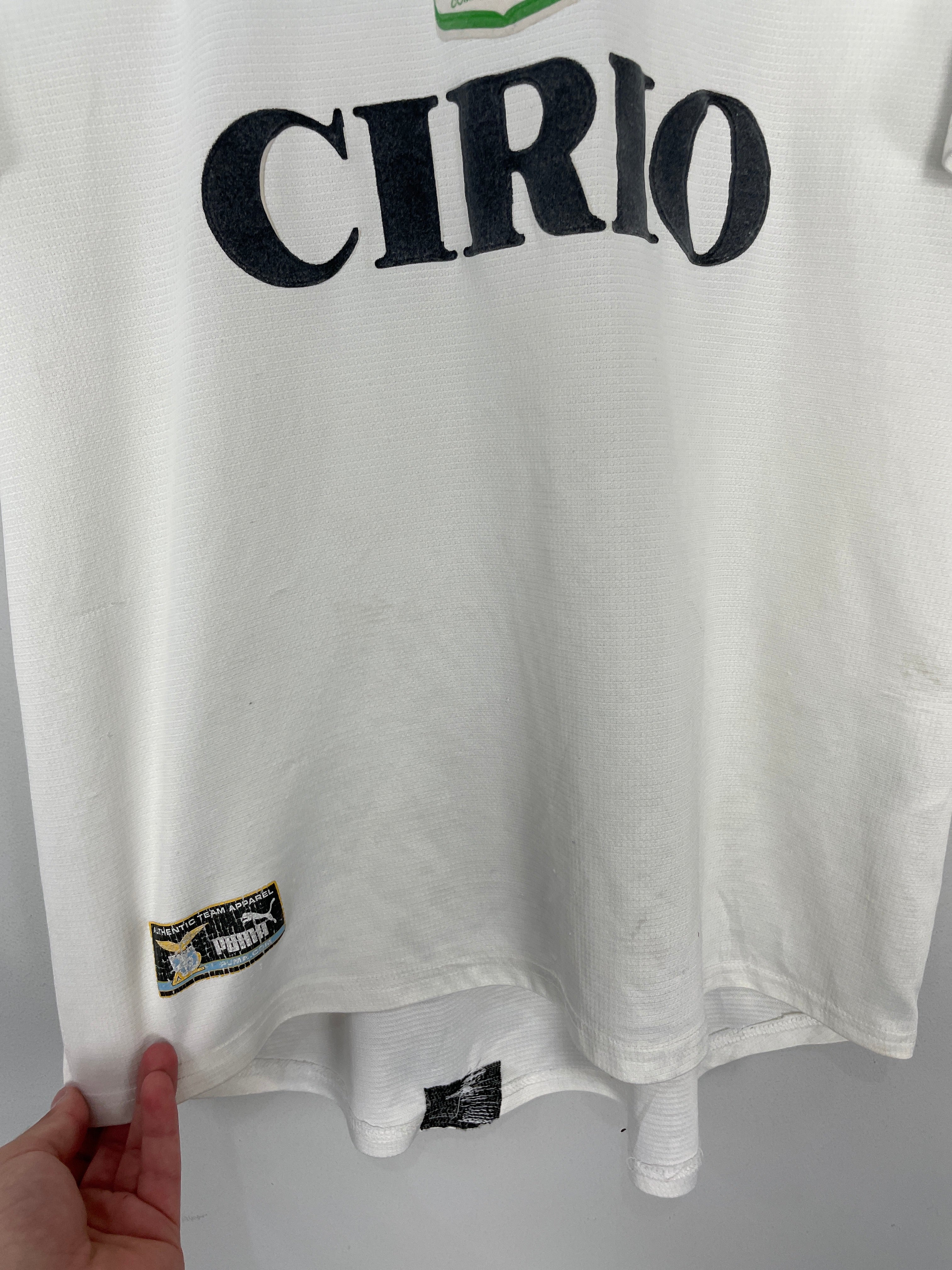 Shop 1999/00 LAZIO *CENTENARY* AWAY SHIRT (XL) PUMA, classic football shirts, vintage football shirts & retro soccer jerseys at Cult Kits