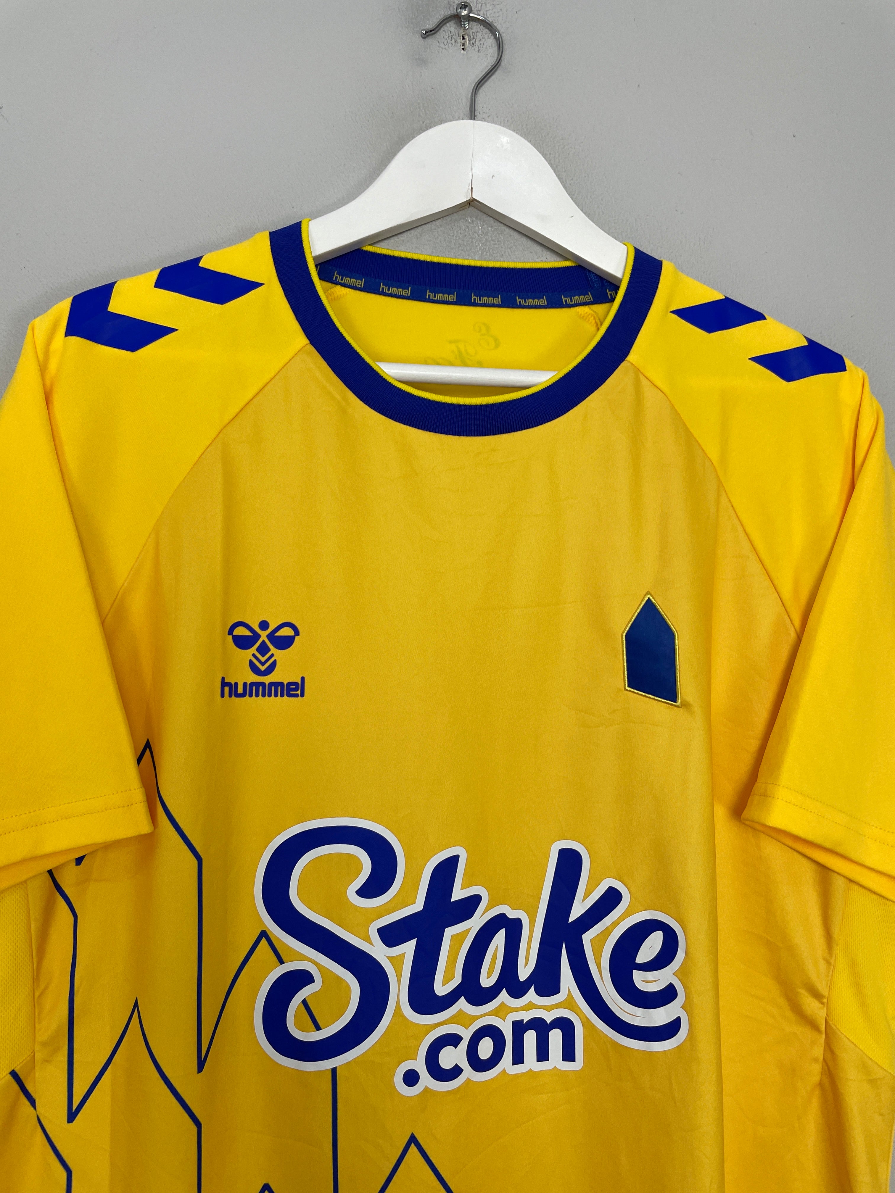 Shop 2022/23 EVERTON THIRD SHIRT (L) HUMMEL, classic football shirts, vintage football shirts & retro soccer jerseys at Cult Kits