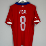 2014/15 CHILE VIDAL #8 HOME SHIRT (M) PUMA
