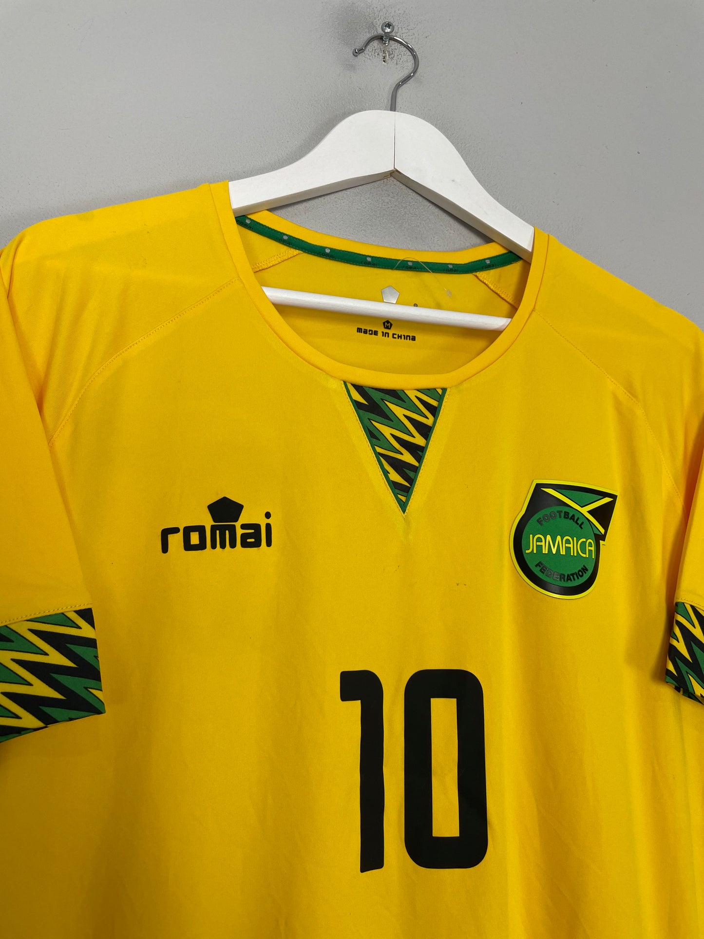 2015/18 JAMAICA MCANNUFF #10 HOME SHIRT (M) ROMAI