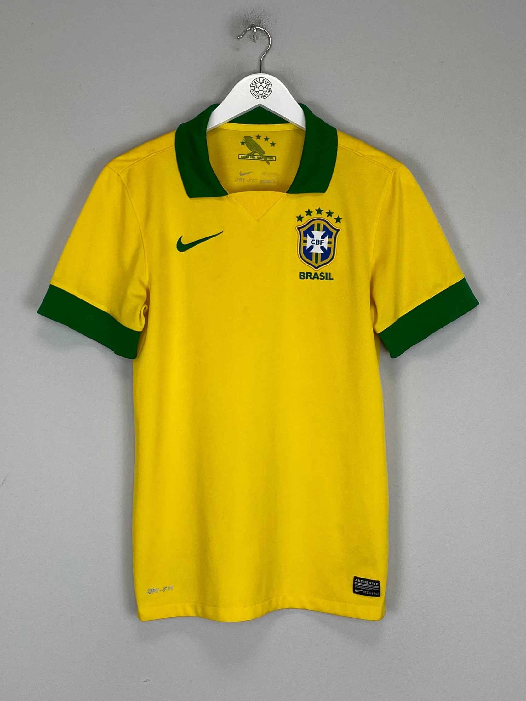 2013/14 BRAZIL HOME SHIRT (S) NIKE | Cult Kits