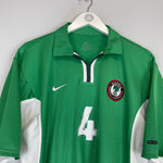 Shop 2000/01 NIGERIA KANU #4 HOME SHIRT (L) NIKE, classic football shirts, vintage football shirts & retro soccer jerseys at Cult Kits