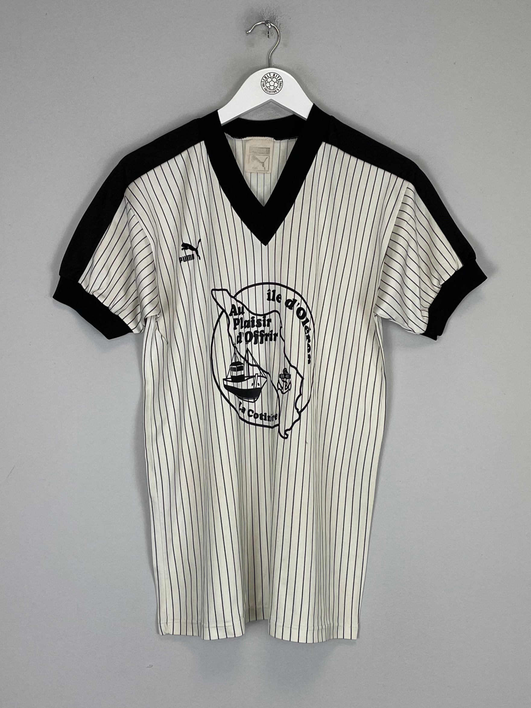 Shop 1990 ILE D'OLERON TEMPLATE SHIRT (M) PUMA, classic football shirts, vintage football shirts & retro soccer jerseys at Cult Kits