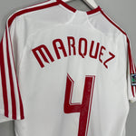 Shop 2007/08 NEW YORK RED BULLS R.MARQUEZ #4 HOME SHIRT (M) ADIDAS, classic football shirts, vintage football shirts & retro soccer jerseys at Cult Kits