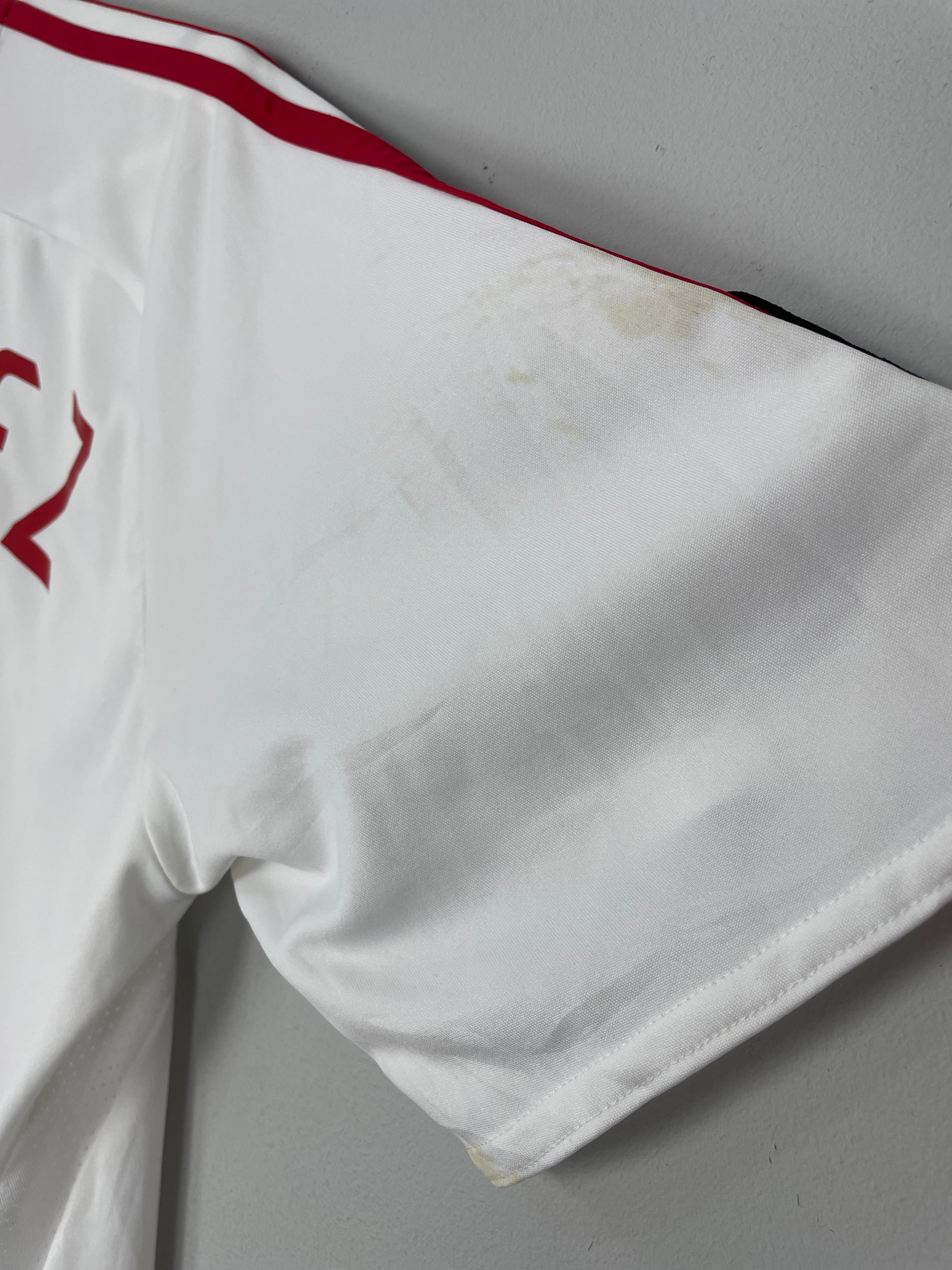 Shop 2007/08 NEW YORK RED BULLS R.MARQUEZ #4 HOME SHIRT (M) ADIDAS, classic football shirts, vintage football shirts & retro soccer jerseys at Cult Kits
