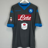 2015/16 NAPOLI MERTENS #14 AUTHENTIC AWAY SHIRT (XXL) KAPPA