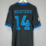 2015/16 NAPOLI MERTENS #14 AUTHENTIC AWAY SHIRT (XXL) KAPPA