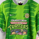 Shop 1998/99 CULT KITS X TURTLES JAPANESE MOVIE MASHUP (L) NIKE, classic football shirts, vintage football shirts & retro soccer jerseys at Cult Kits