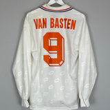 1992/94 NETHERLANDS VAN BASTEN #9 L/S AWAY SHIRT (L) LOTTO