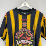 Shop 1990/92 CULT KITS X JURASSIC PARK JAPANESE MOVIE MASHUP (XL) ADIDAS, classic football shirts, vintage football shirts & retro soccer jerseys at Cult Kits