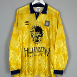 Shop 1990 CULT KITS X HELLRAISER BLOODLINE JAPANESE MOVIE MASHUP (L) UMBRO, classic football shirts, vintage football shirts & retro soccer jerseys at Cult Kits