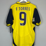 2003/04 ATLETICO MADRID F.TORRES #9 *BNWT* AWAY SHIRT (L) NIKE