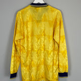 Shop 1990 CULT KITS X HELLRAISER BLOODLINE JAPANESE MOVIE MASHUP (L) UMBRO, classic football shirts, vintage football shirts & retro soccer jerseys at Cult Kits