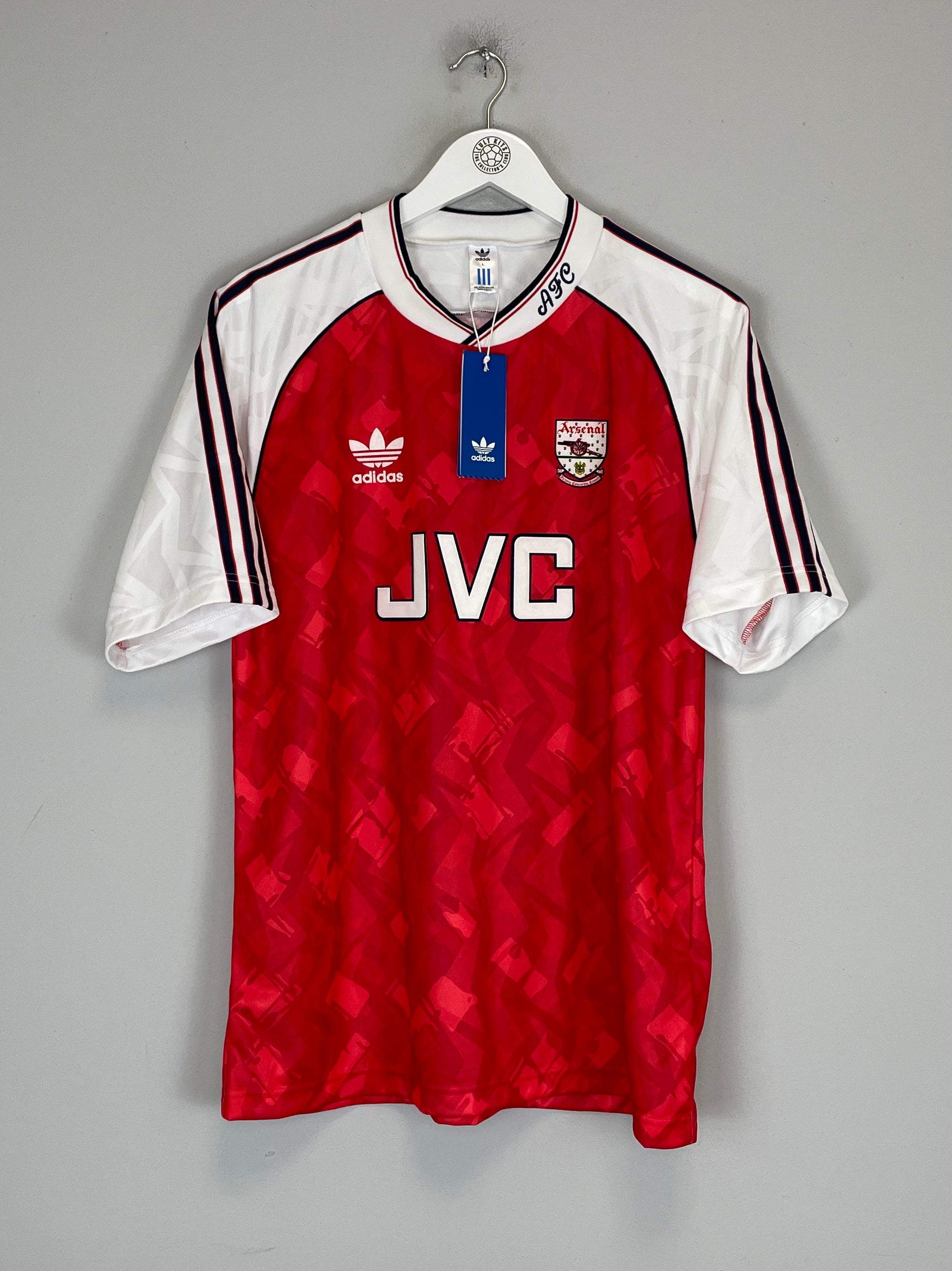 Shop 1990/92 ARSENAL ADIDAS ORIGINALS *BNWT* HOME SHIRT (L), classic football shirts, vintage football shirts & retro soccer jerseys at Cult Kits